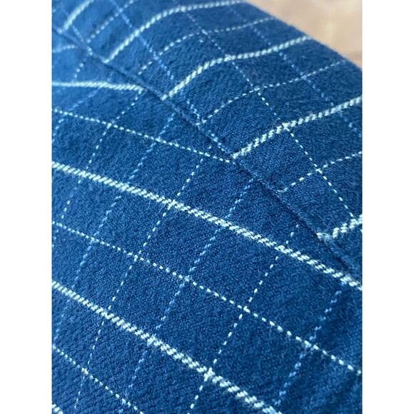 UNTUCKit Shirt Mens Medium Blue Check Slim Long Sleeve Wrinkle Free - Picture 5 of 8